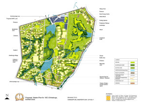 Land-use Master Plan for the new campus