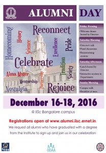 IISc-Alumni Day December 2016